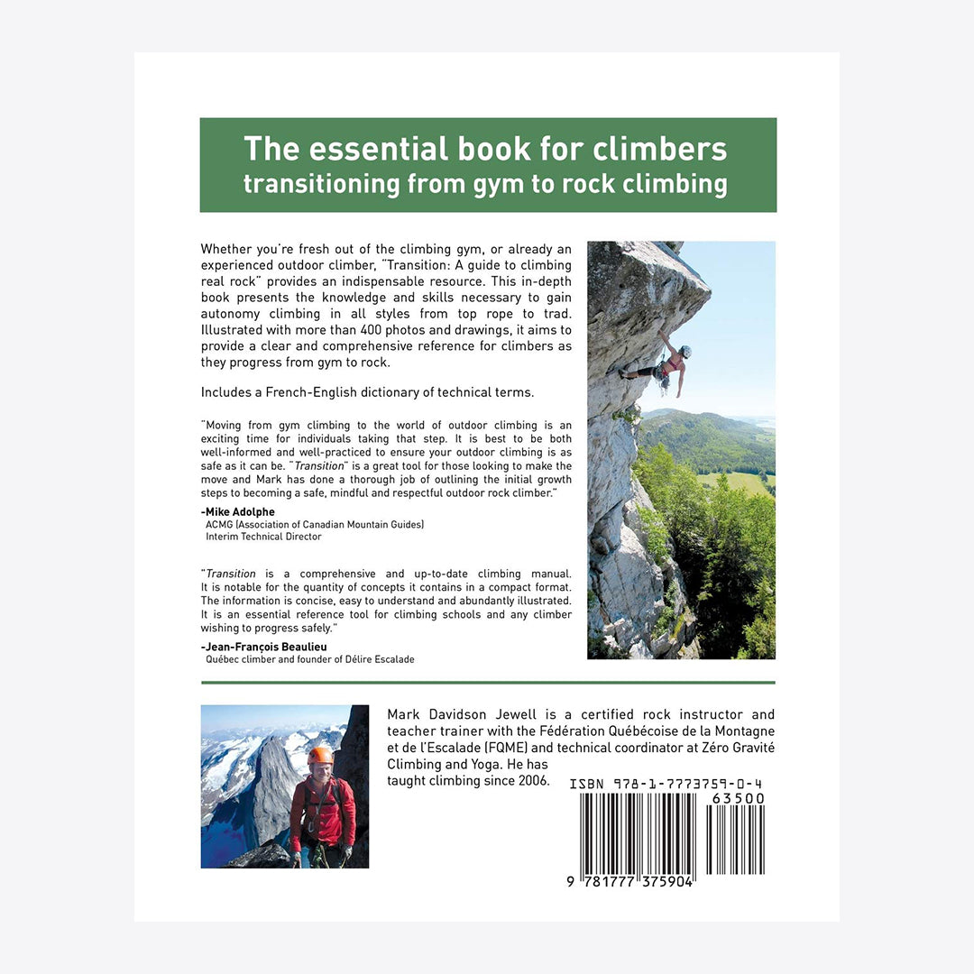 Transition - A Guide to climbing real rock - (English Version)